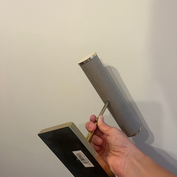 Gold and Gray Jewelry Display Stand, adjustable height - Picture 3 of 4